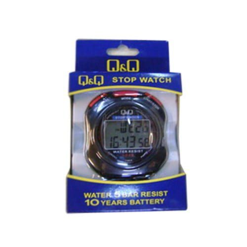 Q&Q HS-48 Digital Stopwatch | Precision Multifunction Timer with LCD Display