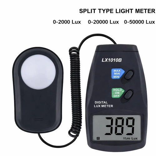 Digital Lux Meter LX1010B Light Intensity Meter