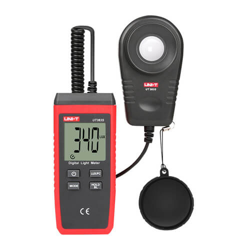 UNI-T UT383S Digital Lux Meter – Professional Light Intensity Meter for Photography, Workplace & Lighting Measurement