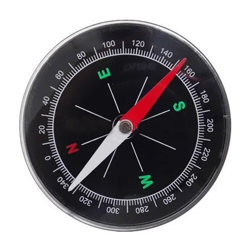 Smart Magnetic Compass 70 mm – Large Travel Compass Black Color