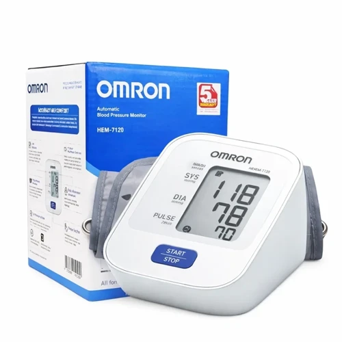 Omron HEM-7120 Automatic Digital Blood Pressure Monitor – Upper Arm BP Machine