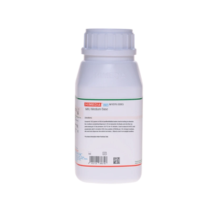 MIU Medium Base (Motility Indole Urease) Agar