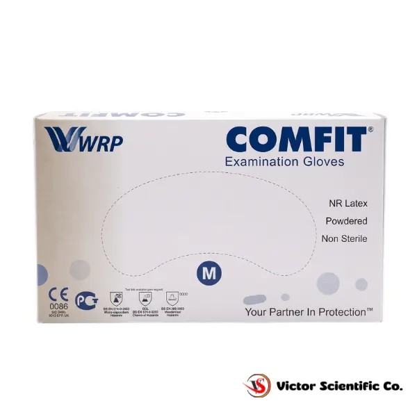 Comfit Latex Examination Gloves (100 Pcs/Box) Health And Safety - Victor Scientific Co.